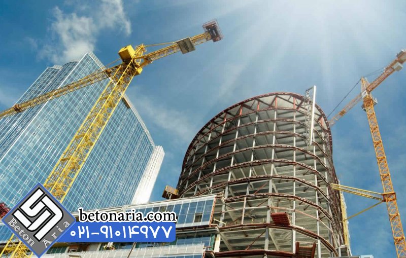 تفاوت اسکلت فلزی و بتنی در مواد مصرفی 
